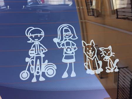 Rv decals and camper decals showing my fab family