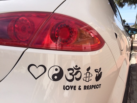 Custom decals for cars using cool symbols and emojis