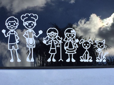 Family car decals