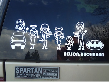 Truck decals and truck family stickers